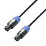 Adam Hall K3S215SS1000 Speaker Cable 2x1.5mm Sq Speakon - Speakon 4 Pole 10M - 