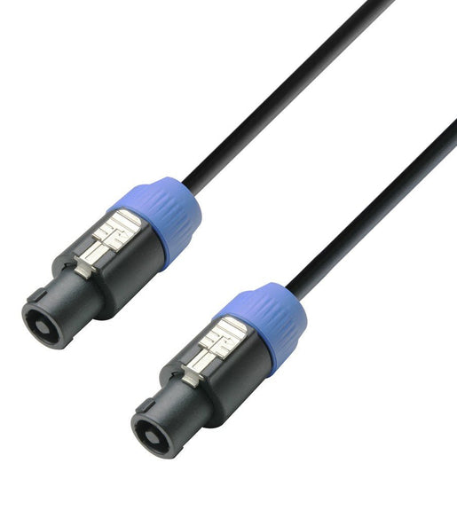 Adam Hall K3S215SS1000 Speaker Cable 2x1.5mm Sq Speakon - Speakon 4 Pole 10M - 