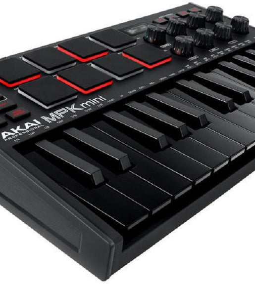 AKAI MPK MINI MKIII MIDI Controller - Black - 0694318024935