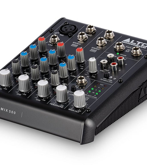 Alto Professional TrueMix 500 - 5 Channel Analog Mixer with USB - 0816311012195