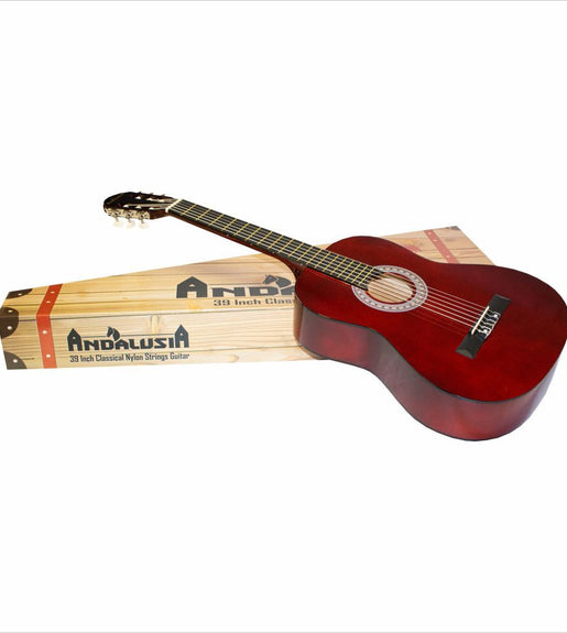 Andalusia GA - 39 Classic Guitar Nylon Strings 39 Inch Red - 