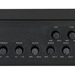 Aplus AP - 4A120 Amplifier 120W 100V Pre Mixer Adjustable Volume 4 Zones - 