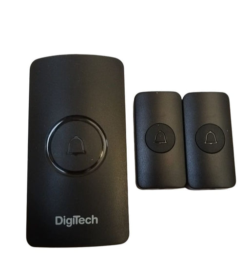 Digitech Dt - s15 Wireless Door chime - 2 Transmitters - Black - 6001498205483