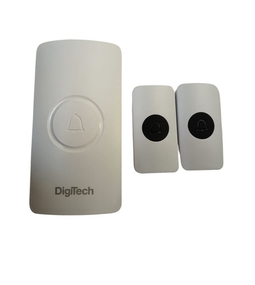 Digitech Dt - s15 Wireless Door chime - 2 Transmitters - White - 6001498205452