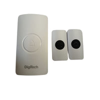 Digitech Dt - s15 Wireless Door chime - 2 Transmitters - White - 6001498205452