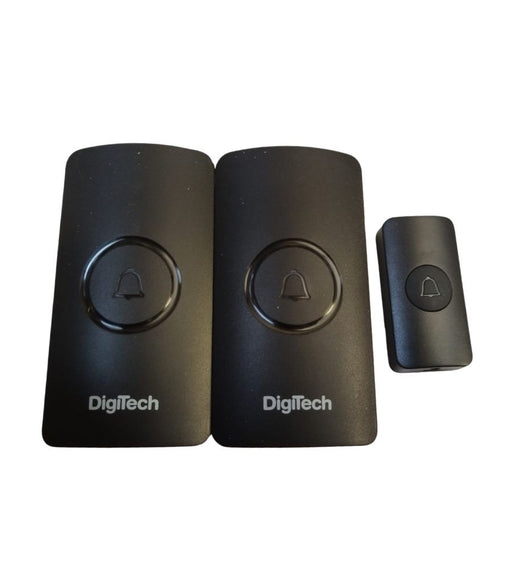 Digitech Dt - s20b Wireless Door chime - 2 Receivers - Black - 6001498205490