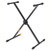 Hercules KS110B EZ - LOK Single X - Braced Keyboard Stand - 635464411910