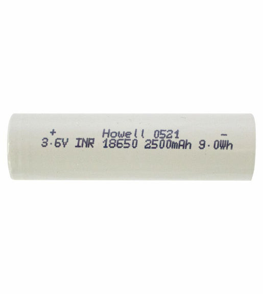 Howell INR18650 2500mAh Battery - Flat Top - 