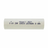 Howell INR18650 2500mAh Battery - Flat Top - 