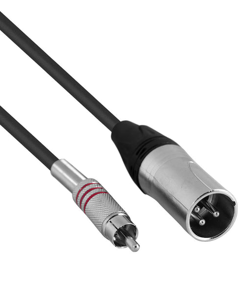 Hybrid CABHYB040 XLR male – RCA Cable 3 meter - 