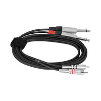 Hybrid CABHYB041 Dual RCA - Dual Jack Cable 1.8 meter - 