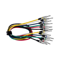 Hybrid CABHYB051 1/4″ mono jack to 1/4″ mono jack audio cables - Pack of 6 - 