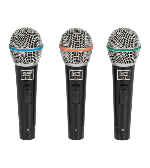 Hybrid D - 1 MKII Handheld Microphones - 3 Pack - 