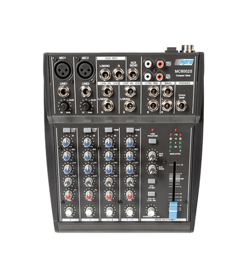 Hybrid MC6002S/MICHYB013 Studio 2 Channel Mixer - 