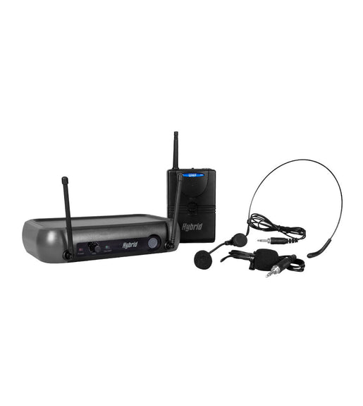 Hybrid Mini U - SF Beltpack UHF, Wireless Single Lapel & Headset Microphone System - 