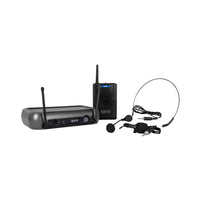 Hybrid Mini U - SF Beltpack UHF, Wireless Single Lapel & Headset Microphone System - 