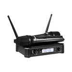 Hybrid U - DV B Dual Handheld Wireless Microphone System - 