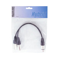 Hybrid XLR Female - Dual XLR Male Cable 0.3m - 