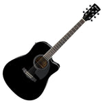 Ibanez PF Series PF15ECE - BK Acoustic Electric Guitar - 6009519480079