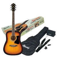 Ibanez V50NJP - VS Acoustic Guitar Pack – Vintage Sunburst - 