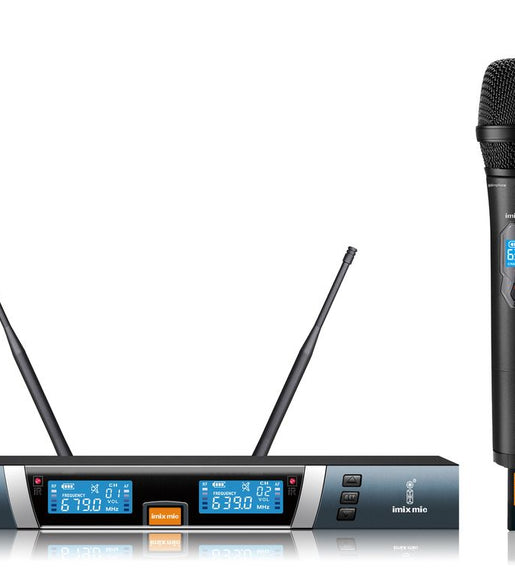 iMIX K - 7000 UHF Adjustable Frequency Wireless Microphone - 