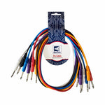 Kentech AUDC009 - 1M - P6 6.35mm Mono Jack to 6.35mm Mono Jack Cable 1M - 