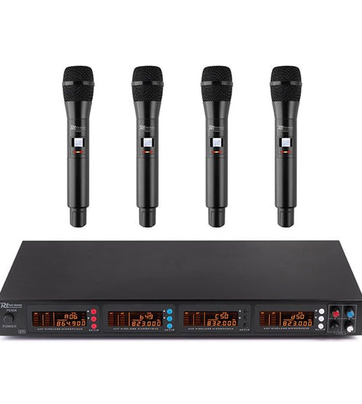 Power Dynamics PD504H Wireless Handheld Microphone Set - 