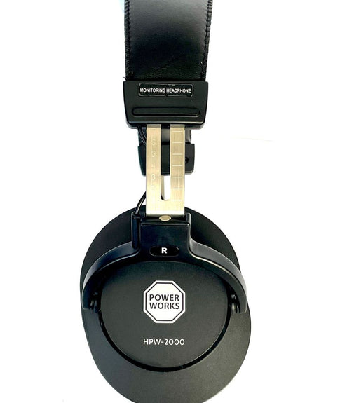 Powerworks HPW2000 Studio Closed - back Dynamic Headphone - 0793618362225