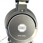 Powerworks HPW3000 Studio Closed - back Dynamic Headphone - 0793618362232