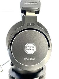 Powerworks HPW3000 Studio Closed - back Dynamic Headphone - 0793618362232