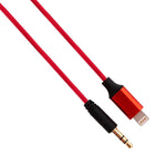 Rubiqube IPMIJR IPhone to 3.5mm Mini Stereo Jack Cable - Red 1.8 meter - 