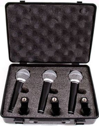 Samson R21S Dynamic Microphone (3 Pack) - 809164003380