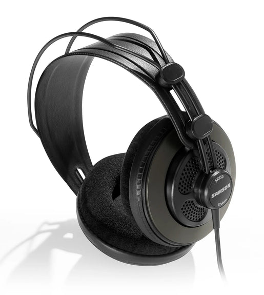 Samson SR850 Professional Studio Reference Headphones (Twin Pack) - Black - 809164009733