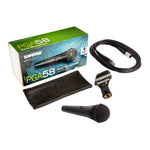 Shure PGA58 - XLR Cardioid Dynamic Vocal Microphone - 042406396387
