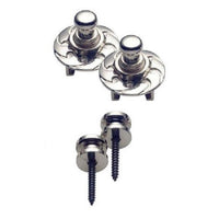 STAGG SSL1 Chrome Guitar Strap Locks (Pair) - 5414428197047