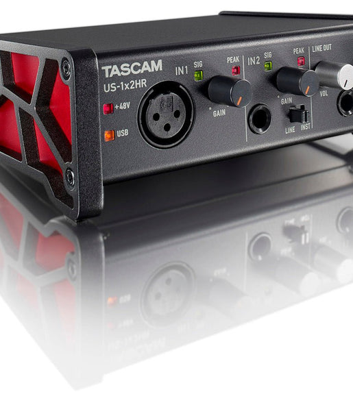 Tascam US - 1x2HR 1Mic, 2IN/2OUT High Resolution Versatile USB Audio Interface - 4907034132744