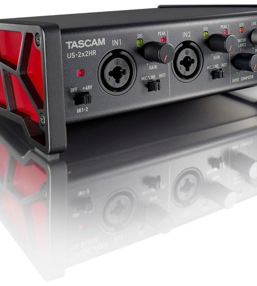 Tascam US - 2x2HR 2 - IN/2 - OUT High Resolution USB Audio/MIDI Interface - 43774034673