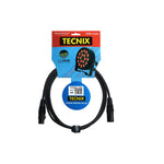 Tecnix TDMX - 2M 3Pin Digital DMX Cable XLR to XLR - 